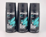 AXE Apollo Deodorant Body Spray 4 oz 48H Sage Cedarwood Lot of 3 - £15.12 GBP
