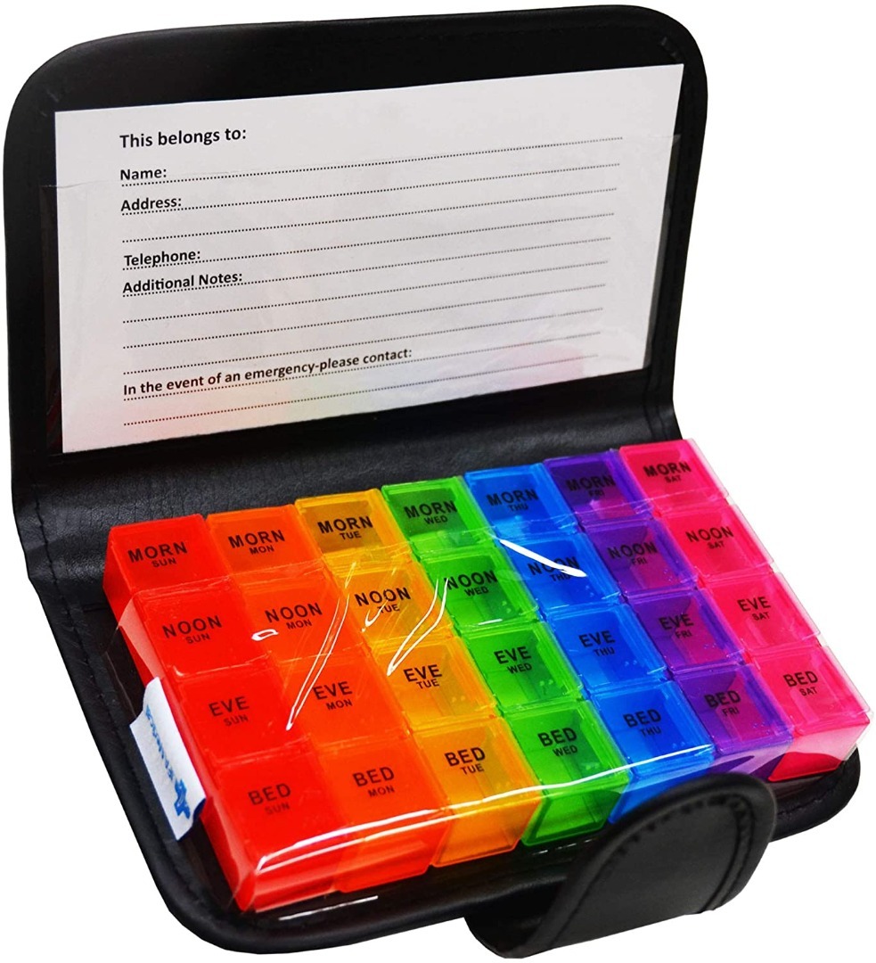 Medical Weekly Small Travel Pill Box Organiser - $7.92