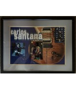 Carlos Santana signed photo collage in custom frame - £237.02 GBP