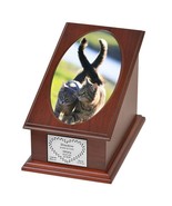 1-4 Cats Heart Paw Print Photo Urn - Free Photo and Plate - £70.36 GBP