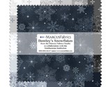 Ten-Square Bentley&#39;s Snowflakes Marcus Fabrics Christmas Fabric Precuts ... - $39.97