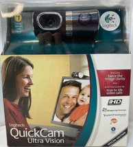 Logitech QuickCam Ultra Vision Web Cam with Built-in Mic BRAND NEW IN BO... - £33.64 GBP