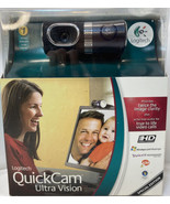 Logitech QuickCam Ultra Vision Web Cam with Built-in Mic BRAND NEW IN BO... - £34.32 GBP