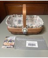 Longaberger Basket 2000 Mother’s Day Early Blossoms Basket Cloth + Plast... - $919.17 MXN