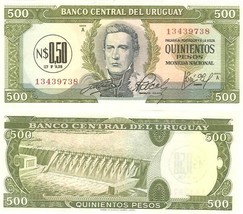Uruguay P54, .5 Nuevo Pesos General José Artigas / Dr.-Gabriel-Terra dam... - £3.17 GBP