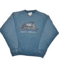 Vintage Northern Reflections Sweatshirt Size M Blue Duck Mallard Crewneck - $24.04