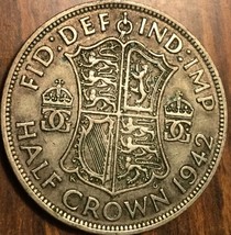 1942 Uk Gb Great Britain Silver Half Crown Coin - £8.03 GBP