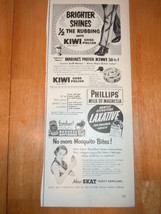 Vintage Kiwi Phillips Burgess Batteries Print Magazine Advertisement 1950&#39;s - £3.98 GBP