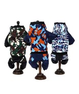 Autumn Winter Camouflage Hooded Pet Clothing - Stylish And Cozy Pet Camo... - £21.13 GBP