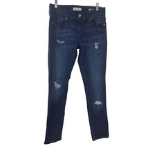 Guess Medium Rise Sarah Jeans Womens Size 30 Distressed Stretch Denim - £14.17 GBP