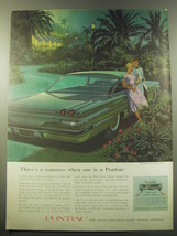 1959 Pontiac Ventura Sports Coupe Ad - Three&#39;s a romance when one is a Pontiac - £11.79 GBP