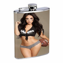 Chola Pin Up Girls D3 Flask 8oz Stainless Steel Hip Drinking Whiskey Gangsta - £11.41 GBP