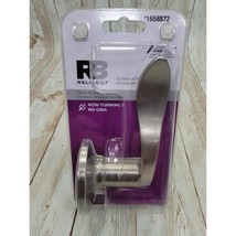 RELIABILT Olivia Satin Nickel Interior/Exterior Non-Turning Dummy Door H... - $238.26 MXN