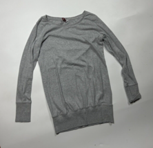 H&amp;M Divided Top Tee Size 12 Womens Long Sleeved Gray - £12.43 GBP