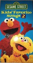 Bambini&#39; Favorite Songs 2 da Sesame Street (VHS ,Sep-2001,Sony Music-Tested-Rare - £16.69 GBP