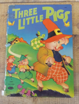 Three Little Pigs, Whitman Giant Tell A Tale, 1941, Wonderful Illustrations - £7.91 GBP