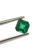 Natural Zambian Emerald Square Shape Faceted Cut Gemstone For Jewelry Ma... - $44.99