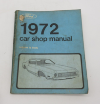 1972 Ford Car Shop Manual Volume IV Body - £4.94 GBP