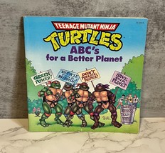 VTG Teenage Muntant Ninja Turtles ABC s For A Better Planet Paperback Book 1991 - £4.44 GBP