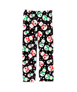 NEW Kids Snowman Pajama PJ Pants size 4/5 black &amp; Christmas colors w/ gi... - $10.95