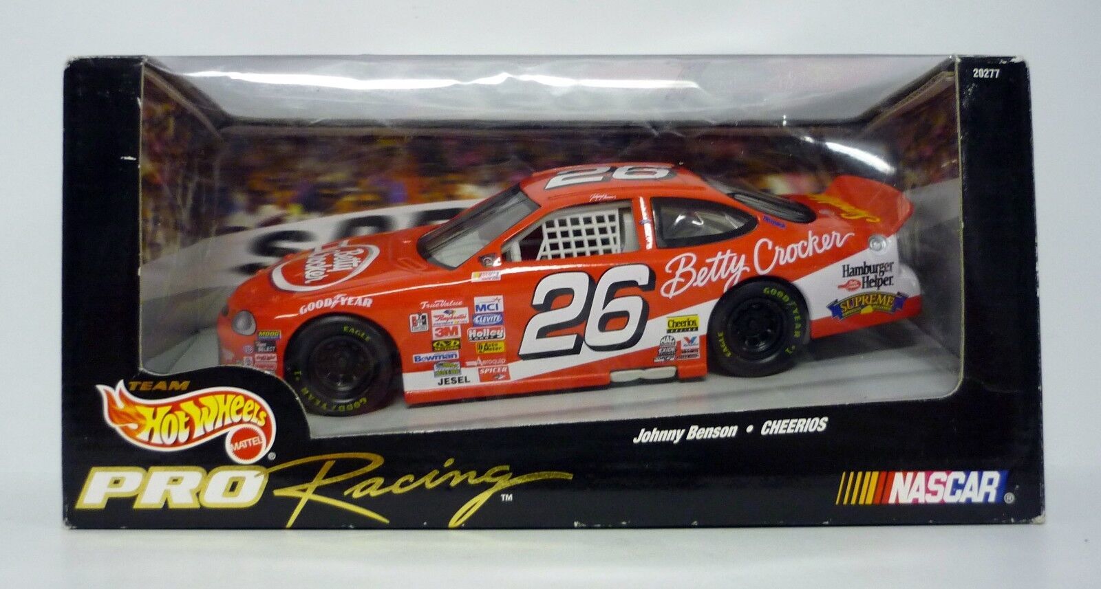 Hot Wheels Pro Racing Johnny Benson #26 NASCAR Betty Crocker 1:24 Die-Ca... - $18.55