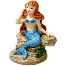 Blue Ribbon Exotic Environments Poised Mermaid Aquarium Ornament - 2&quot;L x... - £7.77 GBP