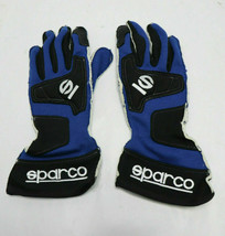 Sparco Gloves Storm Race Blue / Black Fia Auto Racing Xs Extra Small Size 8 New - $39.99