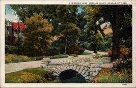 Pembroke Lake Mission Hills Kansas City MO Postcard PC570 - £3.92 GBP