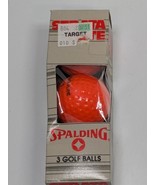 Vintage Box of 3 Spalding Strata-Flite 1 Orange Golf Balls - Maximum Dis... - $37.97 CAD