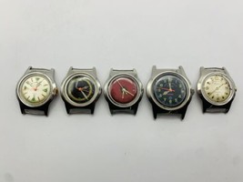 lot of 5 x vintage west end 1950&#39;s manual wind watches,(We-01) - £99.91 GBP