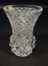 Vintage Royal Crown Lead-Crystal Bud Vase 4&quot;Tall Flawless Condition - £26.04 GBP