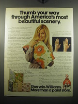 1972 Sherwin-Williams Paint and Wallpaper Ad - Thumb your way through - £14.78 GBP