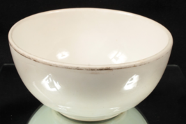 Dresden China White Bowl with Worn Gold Rim 5 Inch Diameter Pre-WWII - $7.99