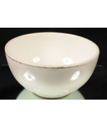 Dresden China White Bowl with Worn Gold Rim 5 Inch Diameter Pre-WWII - $7.99