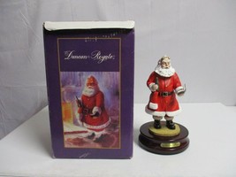 Duncan Royale History Of Santa Claus Soda Pop Santa Music Box Figurine 12&quot; - £42.72 GBP
