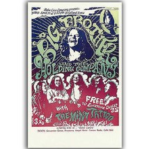 Janis Joplin Poster 1968 NEW Big Brother &amp; the Holding Company Concert 11x17 - £11.60 GBP