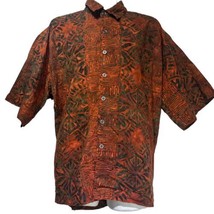 Johari West Men&#39;s Hawaiian Tropical Batik Shirt men’s Size 2XL - $19.79