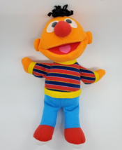 Sesame Street Ernie Doll Plush 14&quot; Stuffed Toy Fisher Price Mattel  B315 - £9.47 GBP