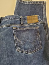 Wrangler Jeans Mens Size  50x30 Performance Series Blue Denim Jeans - £9.33 GBP