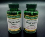 2x MAGNESIUM 400mg Bone Muscle Health 75 Rapid Release Softgels Each EXP... - $19.59