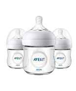 Philips Avent Natural Baby Bottle, Clear, 4oz, 3pk, SCF010/37 - $37.99