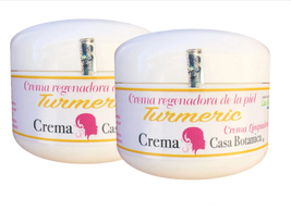 2 Pcs Crema Turmeric La Original Casa Botanica Skin Care - £37.54 GBP