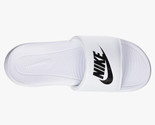 NEW Nike Victori One Slide White/White/Black Men’s Size 13 CN9675-100 Sl... - $29.97