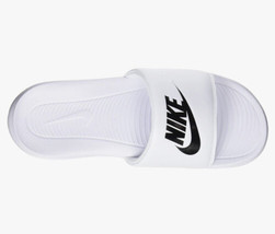 NEW Nike Victori One Slide White/White/Black Men’s Size 13 CN9675-100 Slides - £23.43 GBP