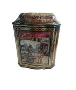 Vintage Charles Dickens London Quality Tea Tin Octagon Canister Miss Hav... - $25.20