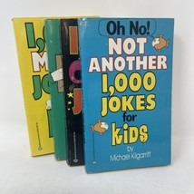 Lot of 3 Paperback  1,000 Jokes for Kids 1980s Crazy Jokes Knock Knock - £10.27 GBP