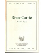Franklin Library Notes from the Editors Sister Carrie by Theodore Dreiser - $7.69