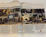 1988 Apple II Computer vintage Print Ad 2 Page Advertisement pa20 - £10.11 GBP