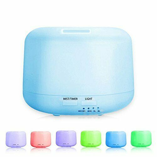 Aromatherapy Essential Oil Diffuser 7 colors - Portable Ultrasonic Cool Mist ... - $26.81