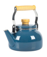 Mr. Coffee Quentin 1.5 Quart Tea Kettle With Fold Down Handle in Blue - £39.32 GBP